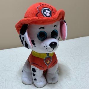 9” Ty Paw Patrol Beanie Boo Marshall Plush